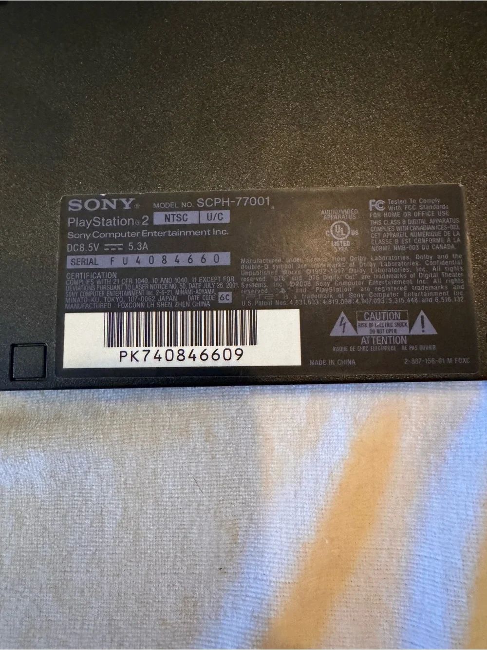 Sony PlayStation 2 Slim Console - Black
